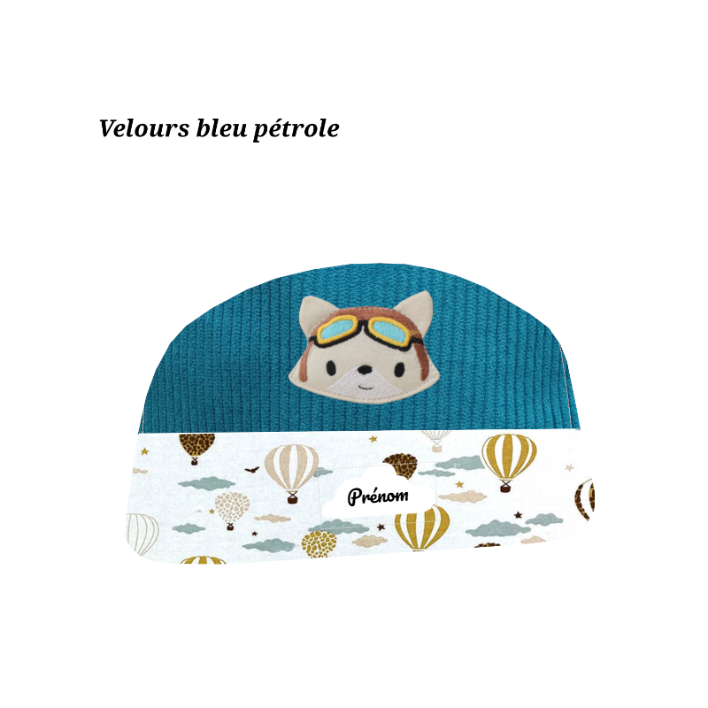 Trousse de toilette renard aviateur Trousse de toilette renard aviateur