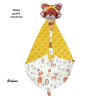 Doudou couverture panda rousse
