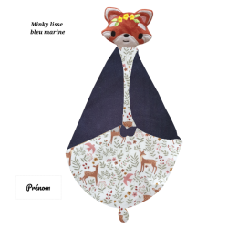Doudou couverture panda rousse