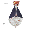 Doudou couverture panda rousse