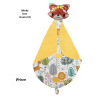 Doudou couverture panda rousse