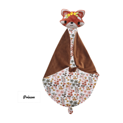Doudou couverture panda rousse