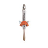 Attache tétine renard roux