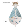 Couverture doudou renard aviateur
