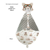 Couverture doudou renard aviateur