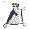 Doudou panda aviateur