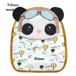 Sac à dos panda aviateur