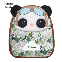 Sac à dos panda aviateur