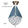 Doudou panda aviateur couverture
