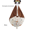 Doudou panda aviateur couverture