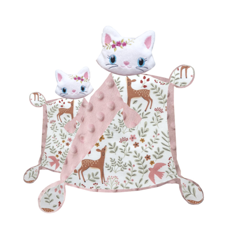 Duo de doudous chats Duo de doudous chats