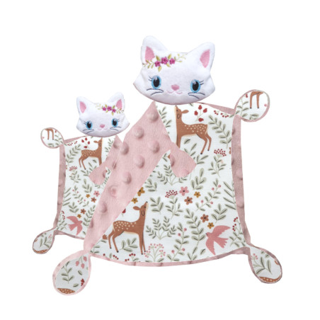 Duo de doudous chats