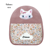 Sac à dos chat brodé