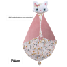 Couverture doudou chat blanc