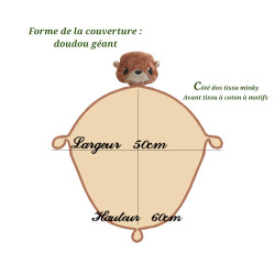 Doudou loutre couverture