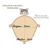 Couverture doudou renard aviateur