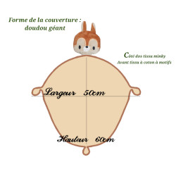 Couverture écureuil