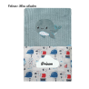 Protège carnet de santé baleine