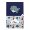 Protège carnet de santé baleine