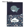 Protège carnet de santé baleine