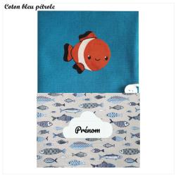 Protège carnet de santé poisson clown