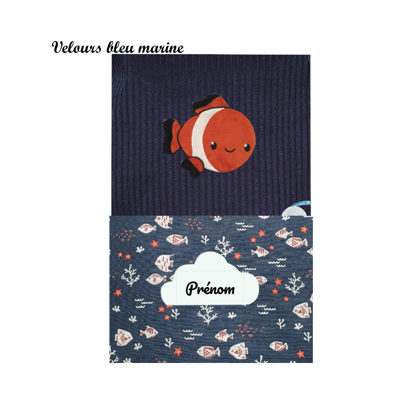 Protège carnet de santé poisson clown