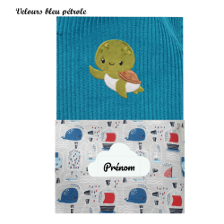 Protège carnet de santé tortue