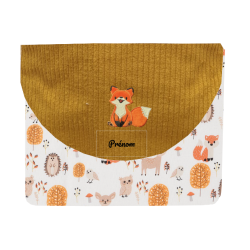 Pochette taille XL renard roux
