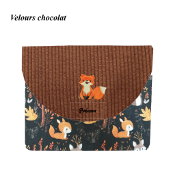 Pochette taille XL renard roux