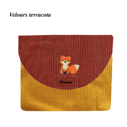 Pochette taille XL renard roux