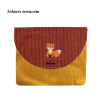 Pochette taille XL renard roux