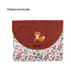 Pochette taille XL renard roux