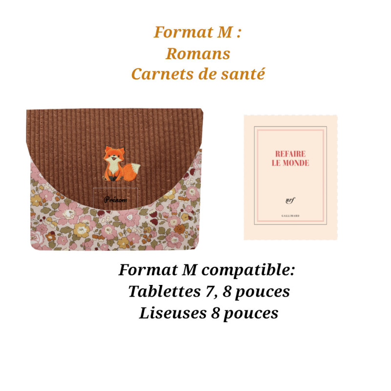 Pochette taille M renard roux Pochette taille M renard roux