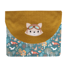 Pochette livre de poche renard aviateur
