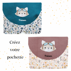 Pochette livre de poche renard aviateur