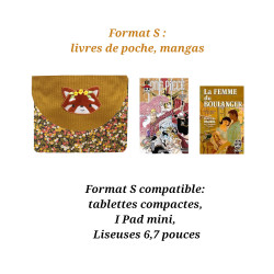 Pochette livre poche panda rousse