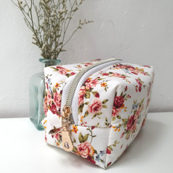 Trousse roses vintage taille S