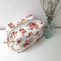Trousse roses vintage taille S