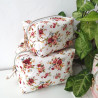 Trousse roses vintage taille S
