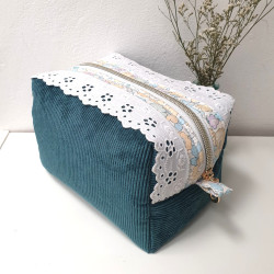 Trousse velours et Liberty