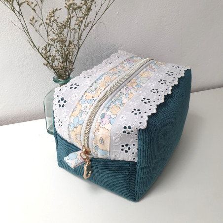 Trousse velours et Liberty