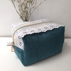 Trousse velours et Liberty