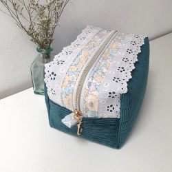 Trousse velours et Liberty