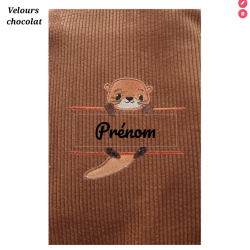 Housse de carnet de santé loutre perchée