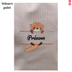 Housse de carnet de santé loutre perchée