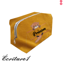 Trousse de toilette loutre perchée