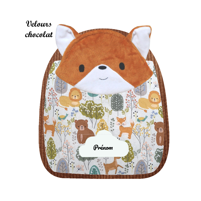Sac à dos renard roux