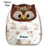 Sac à dos hibou fleurie