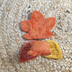 Mini doudou renard roux de poche