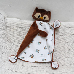 Duo de doudous hiboux